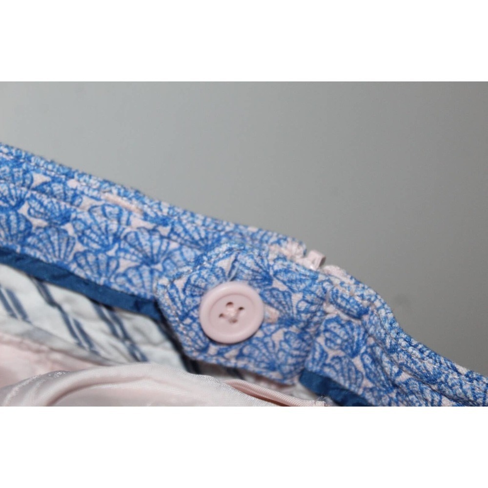 ✨2/$20 Cartonnier Sea Shell Print Charlie Trouser Pants Blue White 6 H14473 - Picture 14 of 16